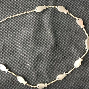 Silver Fishies necklace